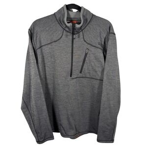 5.11 Tactical Rapid Half Zip Pullover Charcoal Grey Heather Mens Large